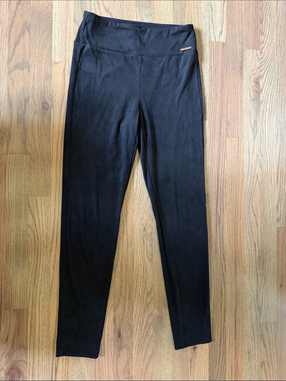 Lilly Pulitzer Black High-Waist Leggings Velor
